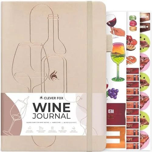 Clever Fox Guided Wine Tasting Journal
