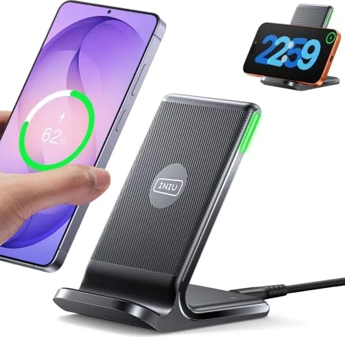 Wireless Charging Stand with Fast-Charge Support