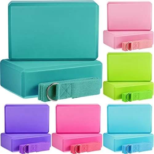 Yoga Block Set, 6-Piece